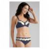 Soutien-gorge Jane marine/ivoire pour femme opérée