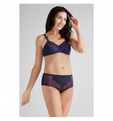 Soutien-gorge Karla nuit/violine pour femme opérée
