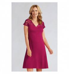 Chemise de nuit uni 43953 pour femme opérée