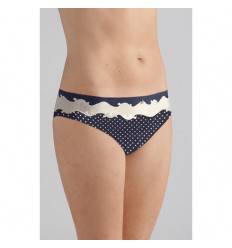 Slip Jane marine/ivoire