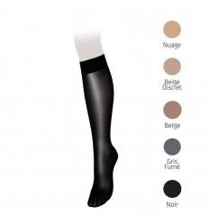Mi-bas VEINAX transparent classe 2 beige discret