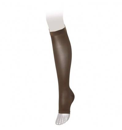 Mi-bas Pied Ouvert VEINAX microtrans  classe 2 beige des îles