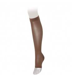Mi-bas Pied Ouvert VEINAX microtrans  classe 2 beige