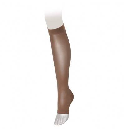 Mi-bas Pied Ouvert VEINAX transparent classe 2 beige