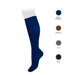 Chaussettes classe 2 VEINAX en coton bleu marine pour Homme