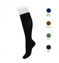 Chaussettes classe 2 VEINAX en coton gris pour Homme