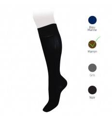 Chaussettes classe 2 VEINAX en coton marron pour Homme