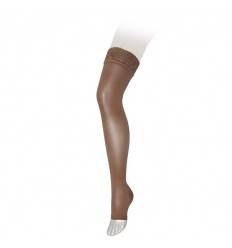 Bas VEINAX avec pied ouvert classe 2 transparent beige