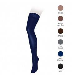 Bas VEINAX microtrans classe 2 bleu marine