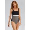 Maillot de bain PAROS 71008 noir et blanc