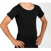 Tee-shirt sans couture pour corset noir