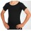 Tee-shirt sans couture pour corset noir