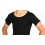Tee-shirt sans couture pour corset noir