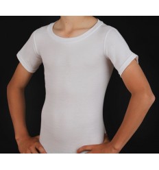 Tee-shirt pour corset col rond manches courtes
