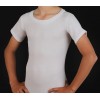 Tee-shirt pour corset col rond manches courtes