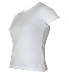 Tee-shirt technical wear femme manche courte blanc