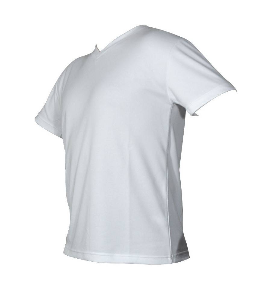 Tee-shirt technical wear homme manche courte blanc ...